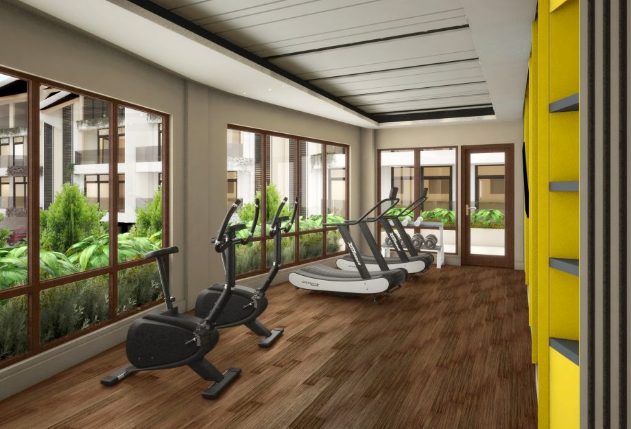 LIkha residences gym, fitness room