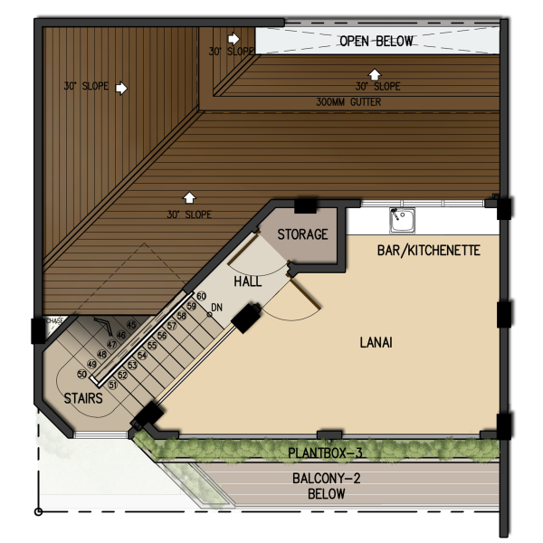 Likha Residences 4 Storey Penthouse Floor Plan