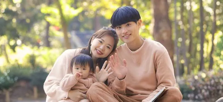 Family portrait capturing the warmth of Bacolod culture and tradition homecoming, finding their premium residential lot Bacolod at Likha Estates.