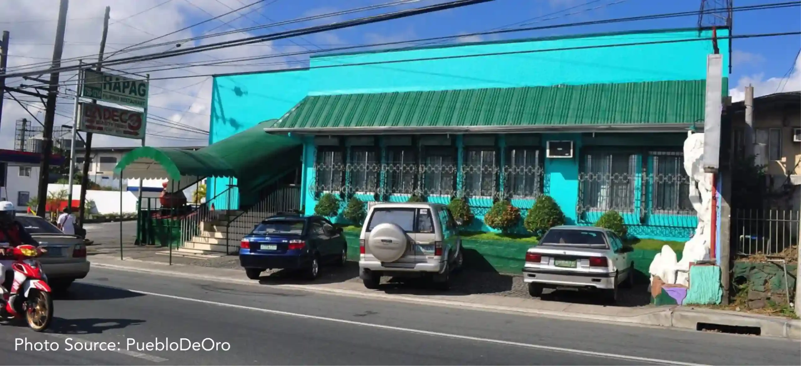 Exterior of Hapag Filipino Restaurant. A family friendly restaurant offering heirloom recipes near Lipa City.